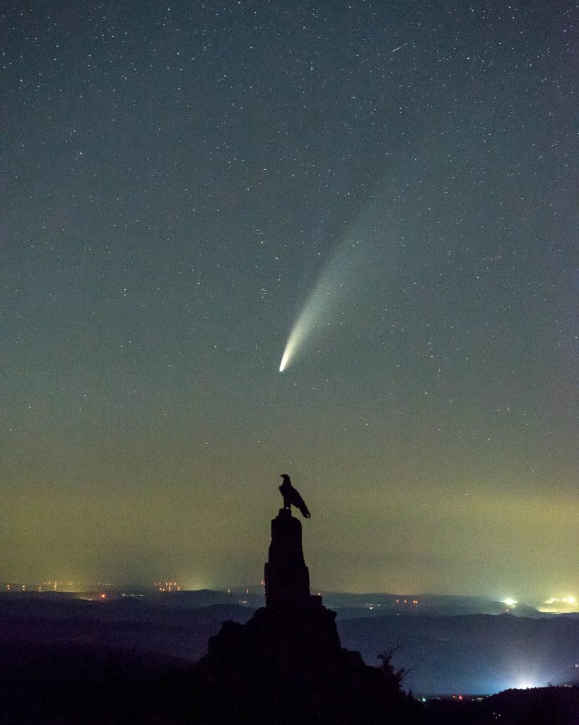 Komet Neowise Fliegerdenkmal